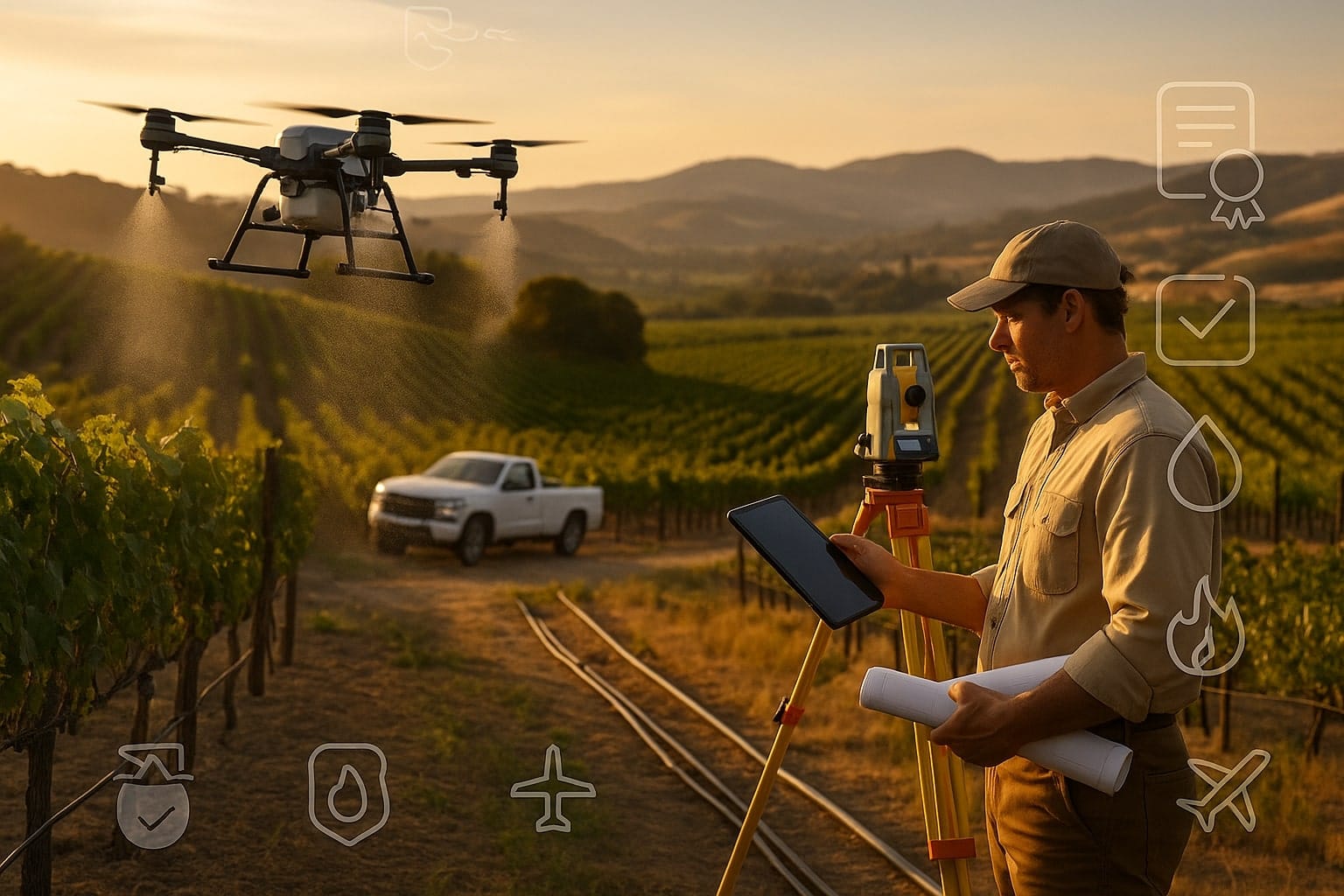 Vineyards, by subscription: ZenaTech bets on drones-as-a-service